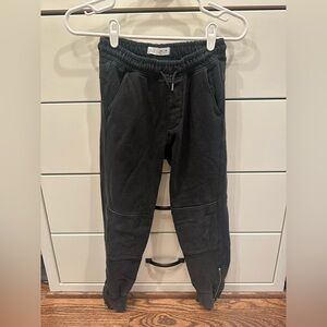 Zara Boys Black Jogger Sweatpants